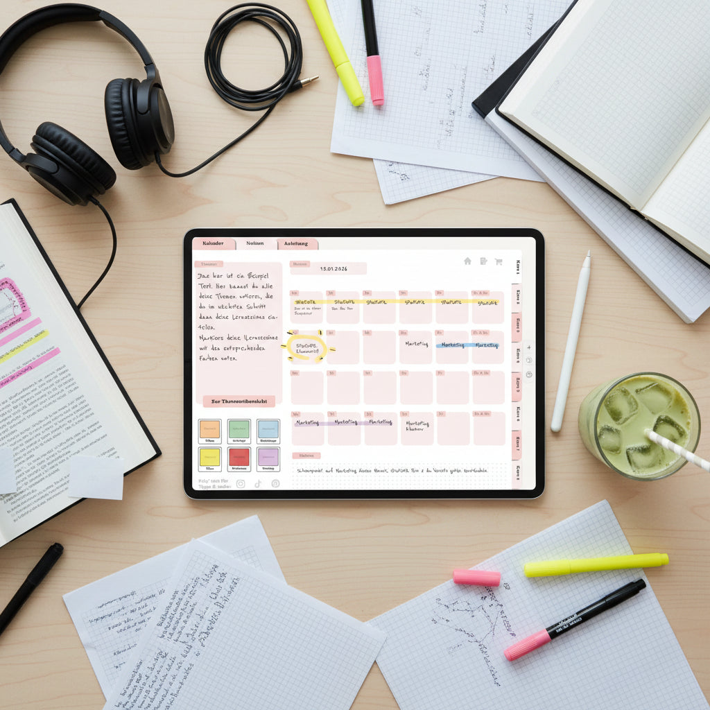 Klausurplaner 2025/26 für GoodNotes