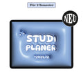Digitaler Planer für 2 Semester 2024/25. Perfekt für die Organisation im Studium, ideal für GoodNotes und digitale Kalender.