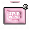 Digitaler Planer für 2 Semester 2024/25. Perfekt für die Organisation im Studium, ideal für GoodNotes und digitale Kalender.