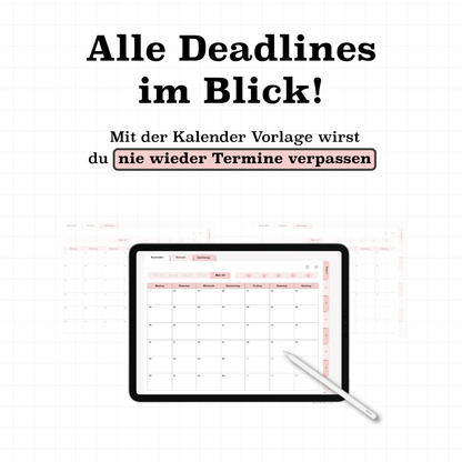 Klausurplaner 2025/26 für GoodNotes