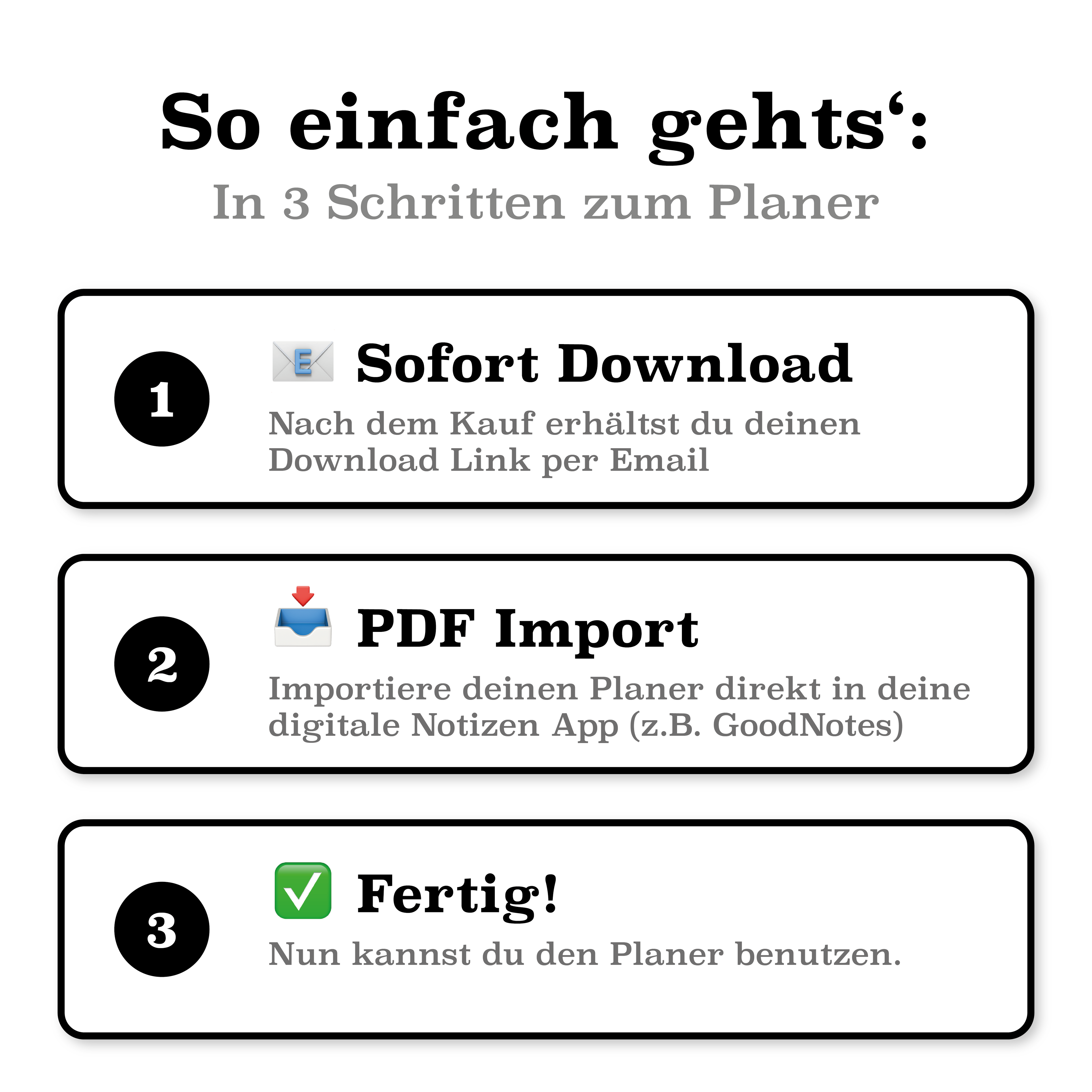 Klausurplaner 2025/26 für GoodNotes