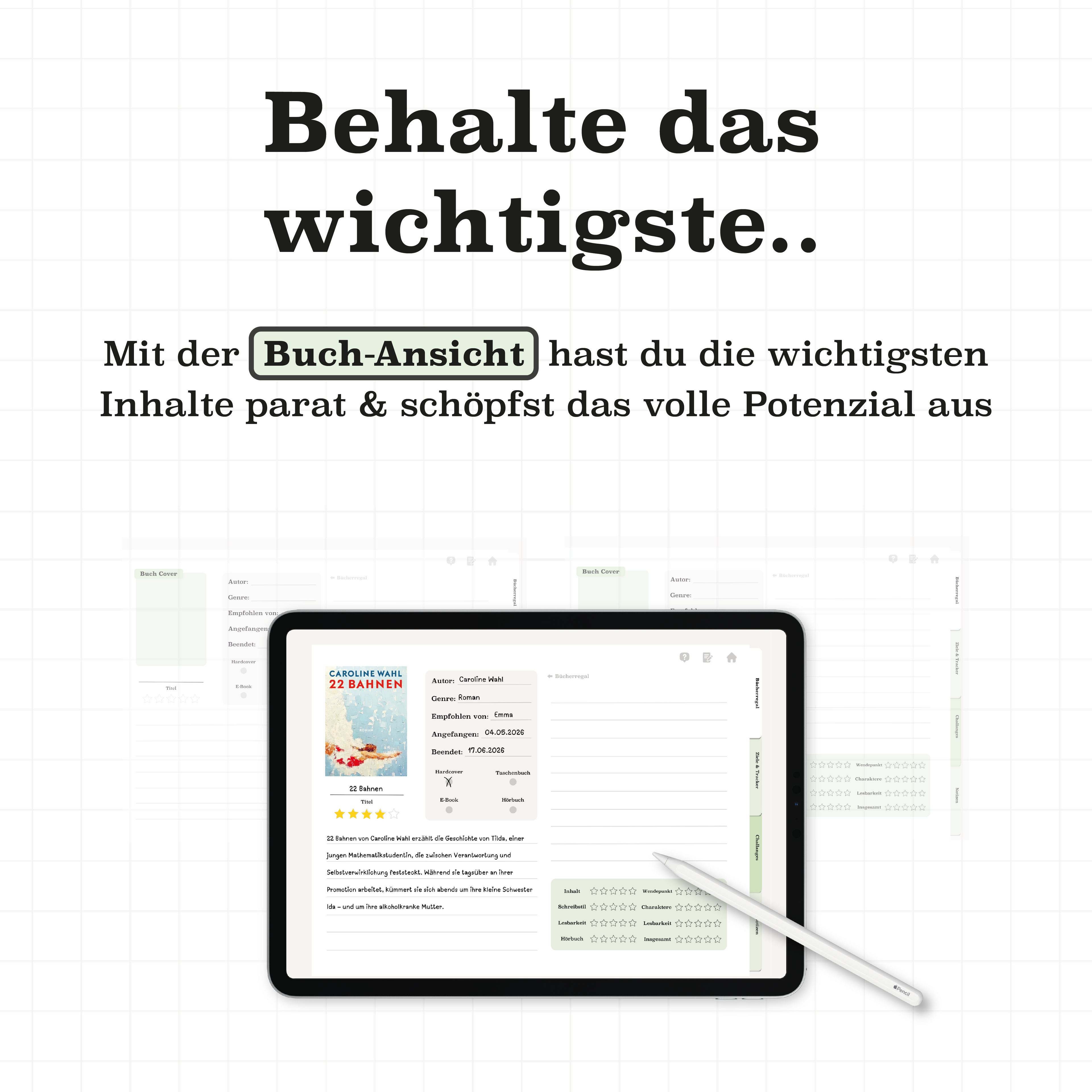 Reading Journal für GoodNotes