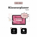 Klausurplaner 2025/26 für GoodNotes