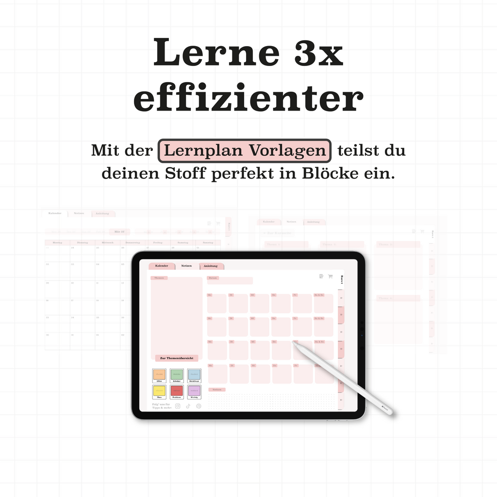 Klausurplaner 2025/26 für GoodNotes