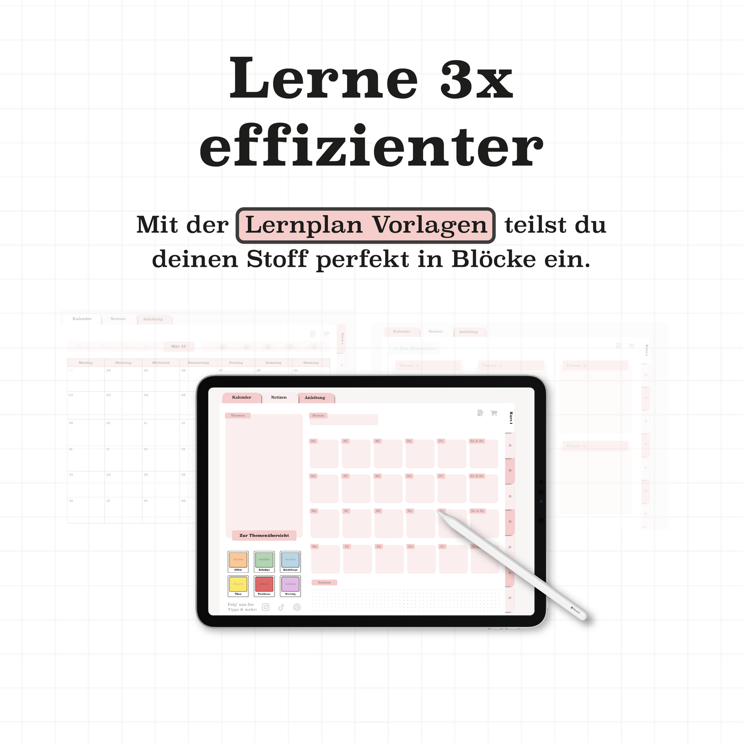 Klausurplaner 2025/26 für GoodNotes