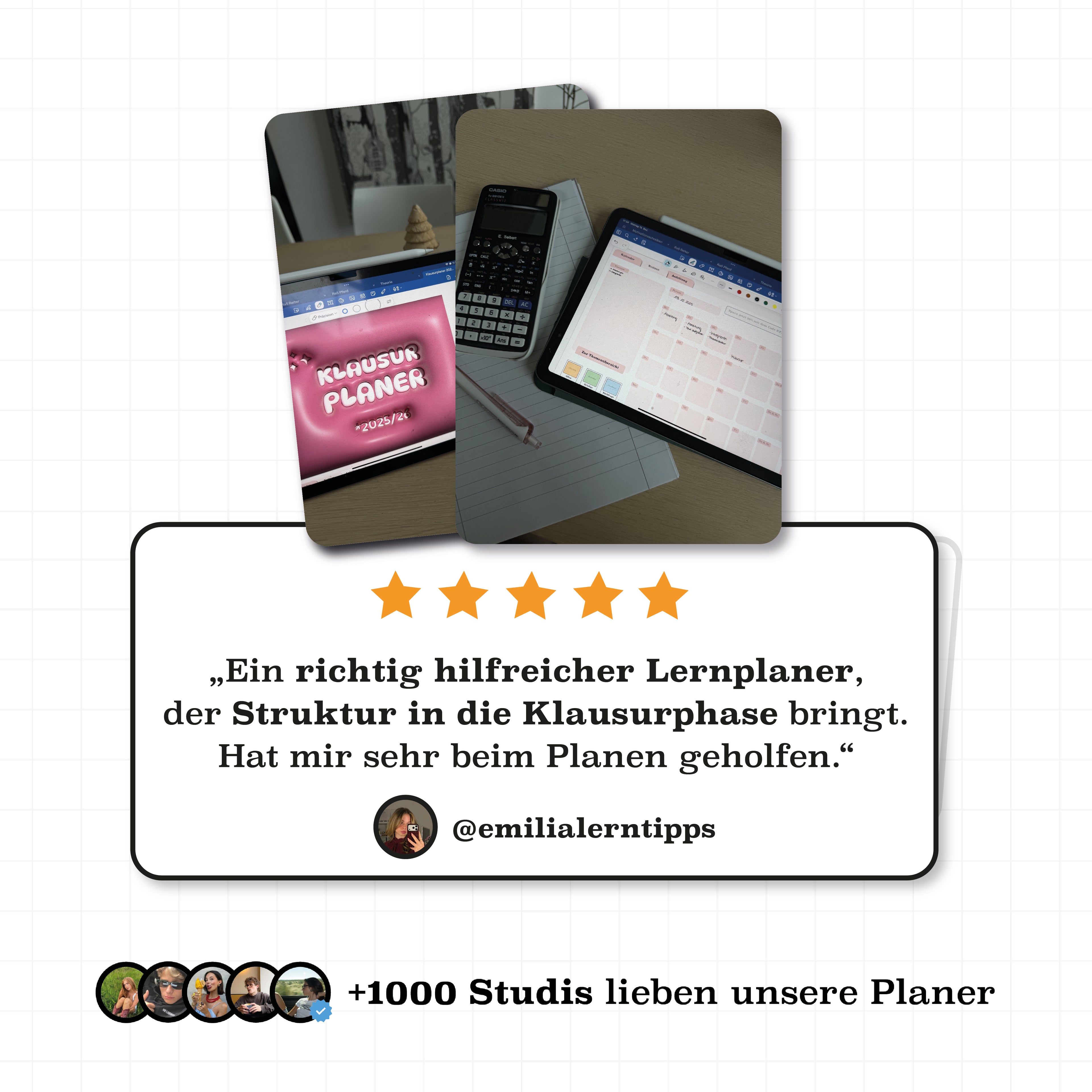 Klausurplaner 2025/26 für GoodNotes