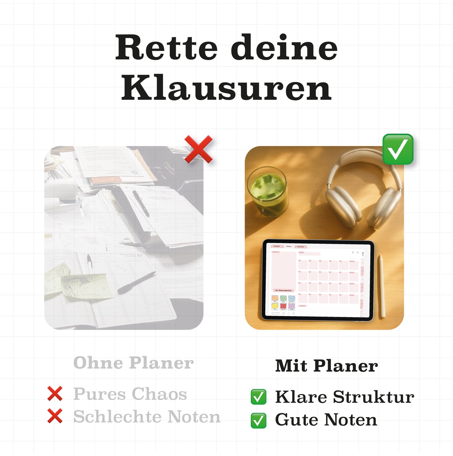 Klausurplaner 2025/26 für GoodNotes